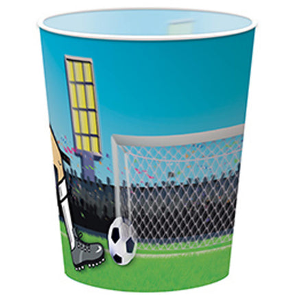 Voetbal Bekers 3D Plastic 250ml 4st