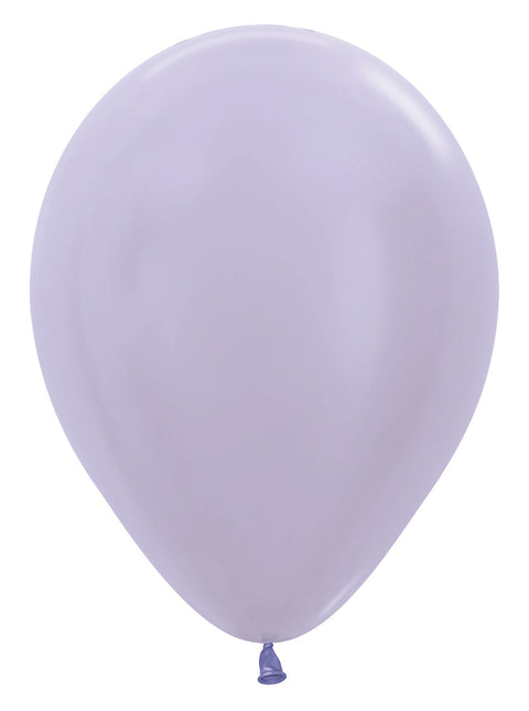 Ballonnen Pearl Lilac 30cm 50st