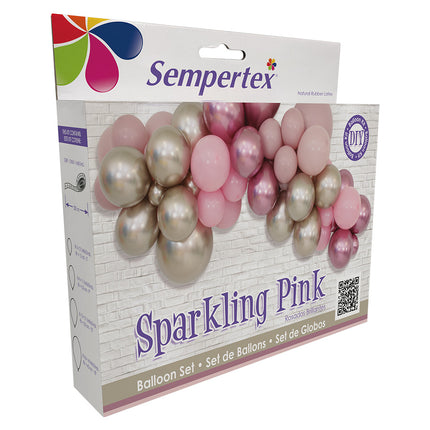 Ballonnen DIY Balloon Kit Sparkling Pink