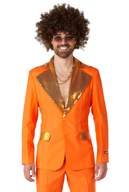 Oranje Disco Pak Heren Suitmeister