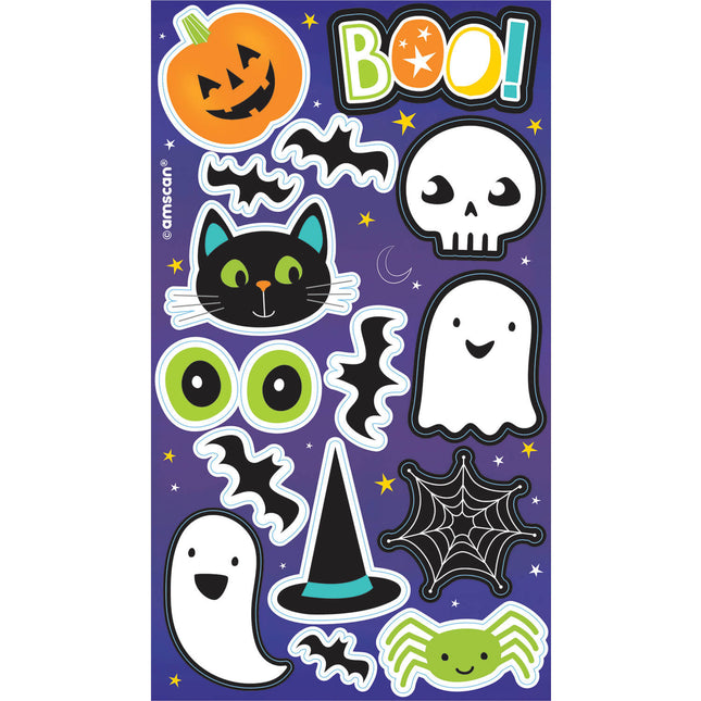 Halloween Uitdeelcadeautjes Stickervel 4st