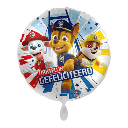 Paw Patrol Helium Ballon Leeg 43cm