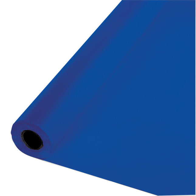 Blauwe Tafelloper Plastic 30,5m