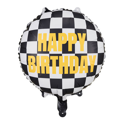 Happy Birthday Helium Ballon Race Vlag Leeg 35cm