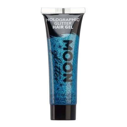 Moon Glitter Holographic Glitter Hair Gel Blue 20ml