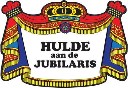 Hulde Aan De Jubilaris Deurbord 50cm