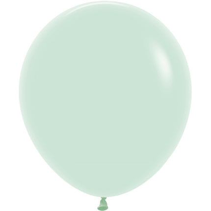 Ballonnen Pastel Matte Green 45cm 25st