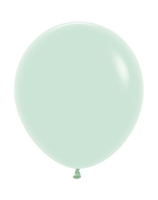 Ballonnen Pastel Matte Green 45cm 25st