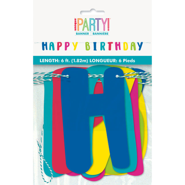 Lama Letterslinger Happy Birthday 1,83m