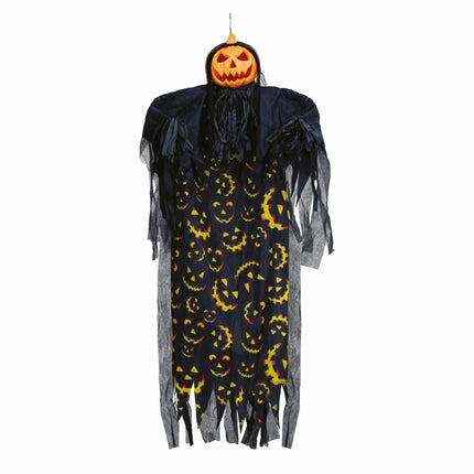 Halloween Hangdecoratie Pompoen Met Licht En Geluid 1,8m