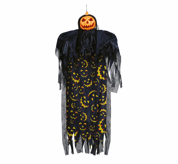 Halloween Hangdecoratie Pompoen Met Licht En Geluid 1,8m