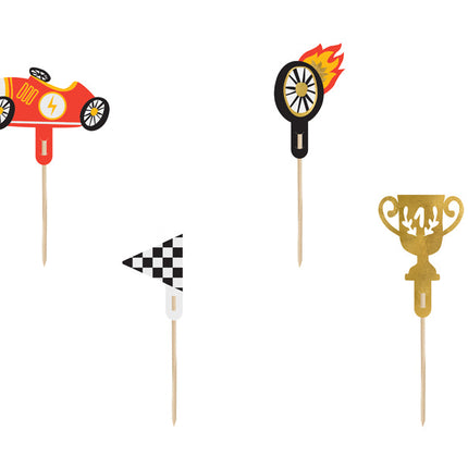 Race Cupcake Toppers 4st