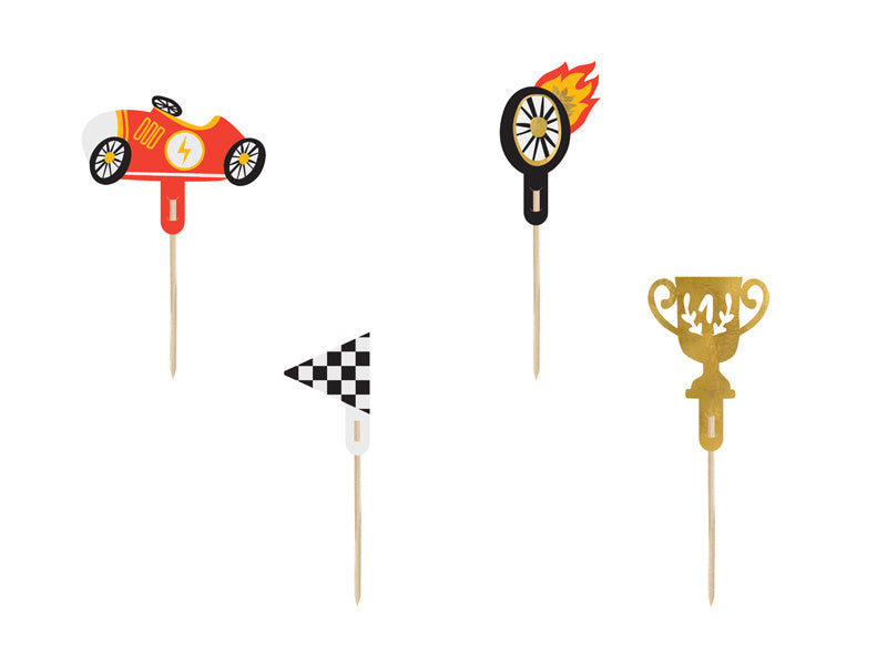 Race Cupcake Toppers 4st