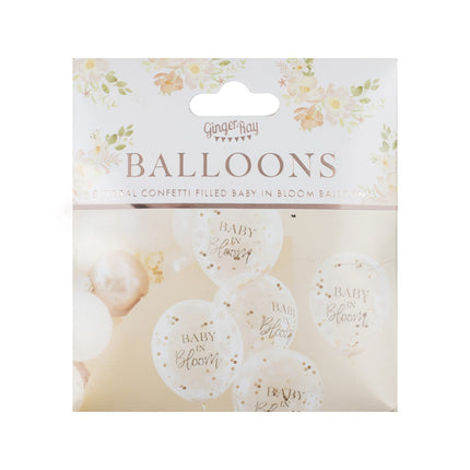 Ballonnen Baby In Bloom 30cm 5st