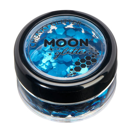 Moon Glitter Classic Chunky Glitter Blue 3g