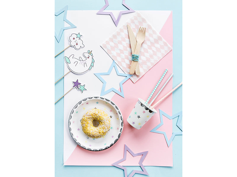 Unicorn Taart Topper Set 5 delig