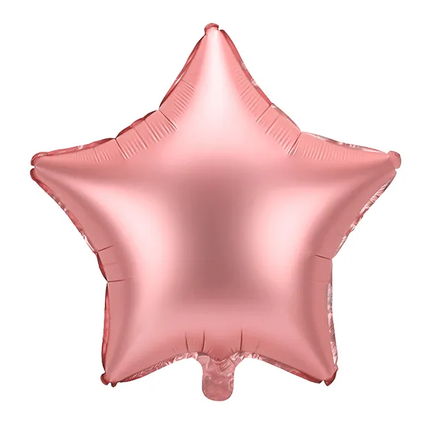 Helium Ballon Ster Rose Goud Leeg 48cm