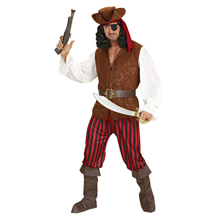 Piratenpak Bruin Rood Heren