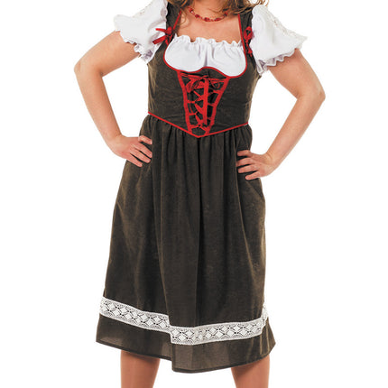 Dirndl Jurk Oktoberfest Lang Groen