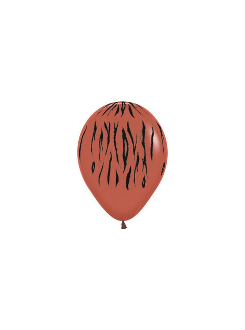 Ballonnen Animal Print Metallic Ink 12cm 50st