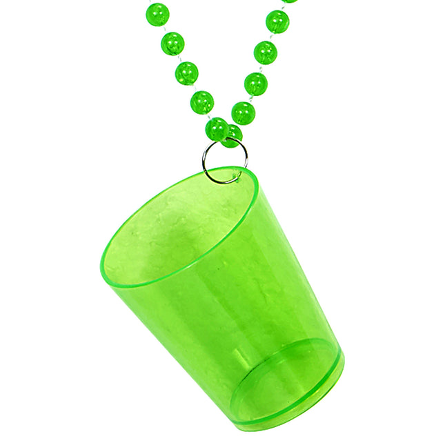 Neon Groene Ketting Shotglas