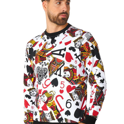 Casino Speelkaarten Trui Heren OppoSuits