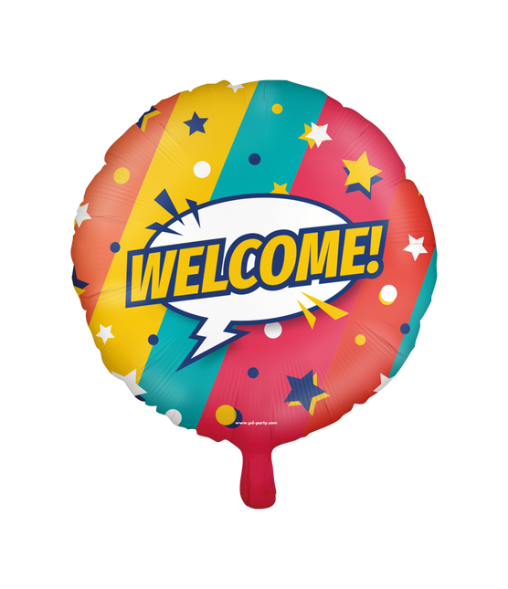 Helium Ballon Welcome Leeg 30cm