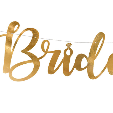 Bruiloft Slinger Bride To Be Goud 80cm