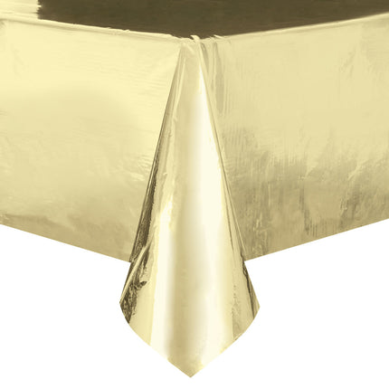 Goud Tafelkleed Metallic 2,74m