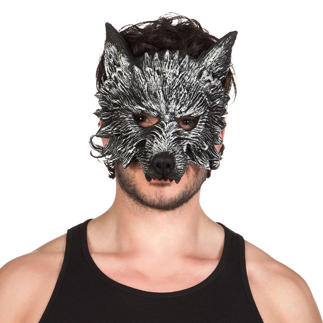 Halloween Half Masker Weerwolf