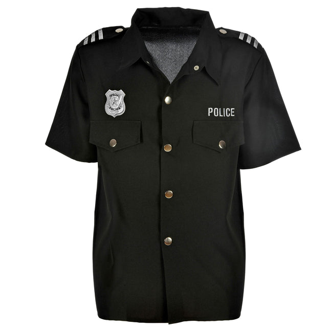 Politie Blouse Zwart Heren