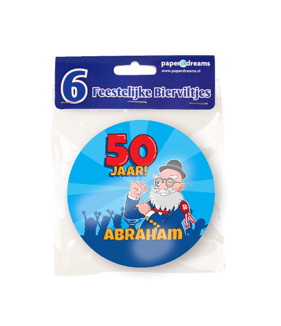 Bierviltjes Abraham 6st