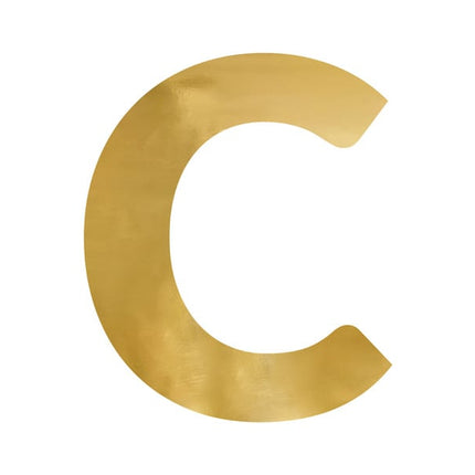 Spiegelletter C Goud 61cm