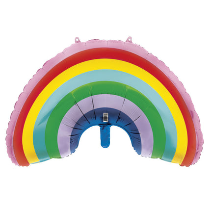 Helium Ballon Regenboog 91cm leeg