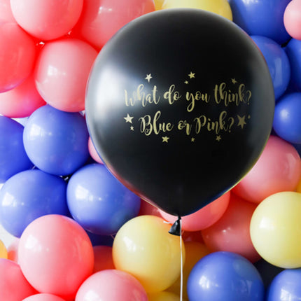 Gender Reveal Ballon Jongen Metallic Jongen 90cm