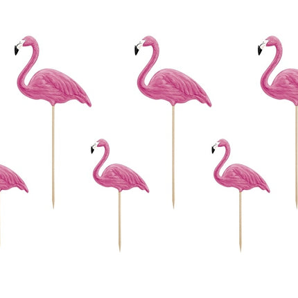 Flamingo Prikkers 23,5cm 6st