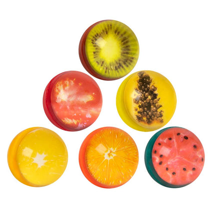 Uitdeelcadeautjes Stuiterballen Fruit 3cm 6st