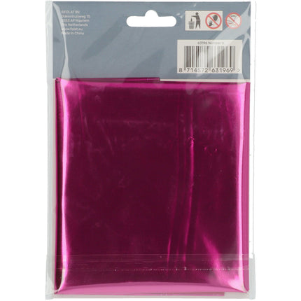 Folie Ballon Cijfer 6 Fuchsia Metallic XL 86cm leeg