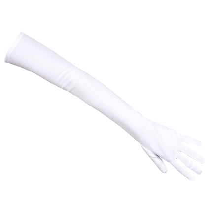 Witte Handschoenen Lang 40cm