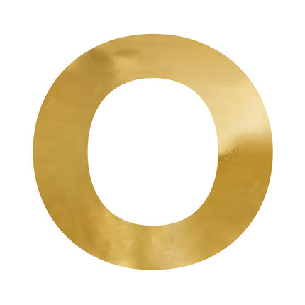 Spiegelletter O Goud 62cm