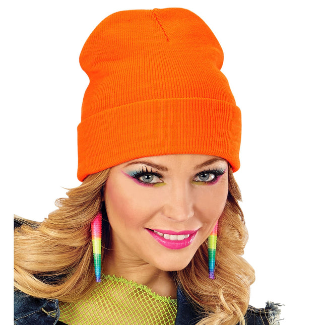 Beanie Neon Oranje