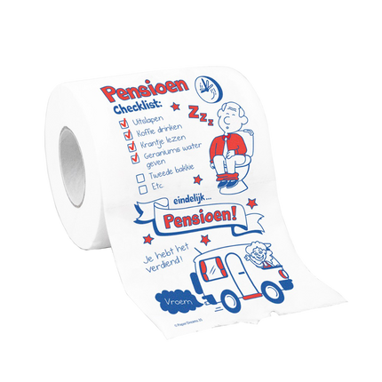 Toiletpapier Pensioen