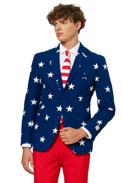 USA Stars Stripes Pak Heren OppoSuits