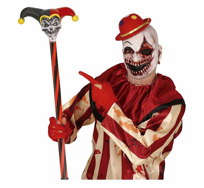 Halloween Staf Clown 90cm