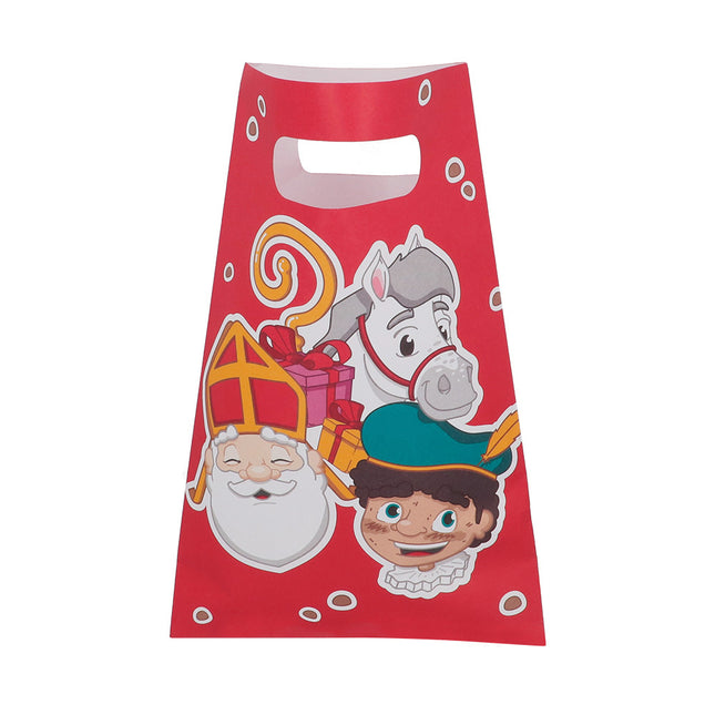 Sinterklaas Uitdeelzakjes Papier 23cm 10st