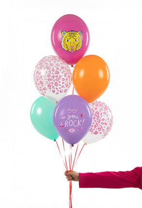 Ballonnen You Rock Mix 30cm 6st