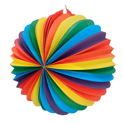 Regenboog Lampion Papier 25cm