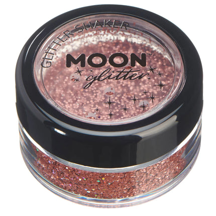 Moon Glitter Holographic Glitter Shakers Rose Gold 5g