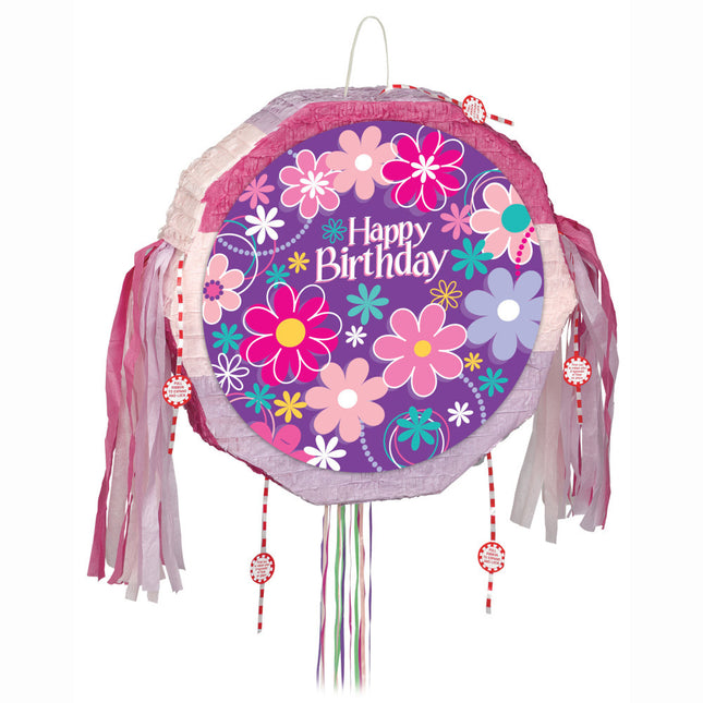 Pinata Bloemen Happy Birthday