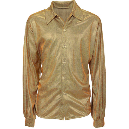 Disco 70S Shirt Goud Heren